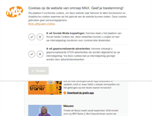 Tablet Screenshot of omroepmax.nl